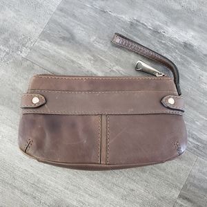 Chocolate Fossil Amanda Pouch Wristlet